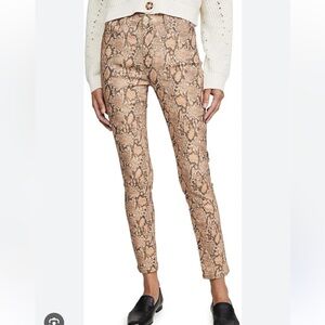 Frame Denim Jeans - Le High Coated Skinny Cropped